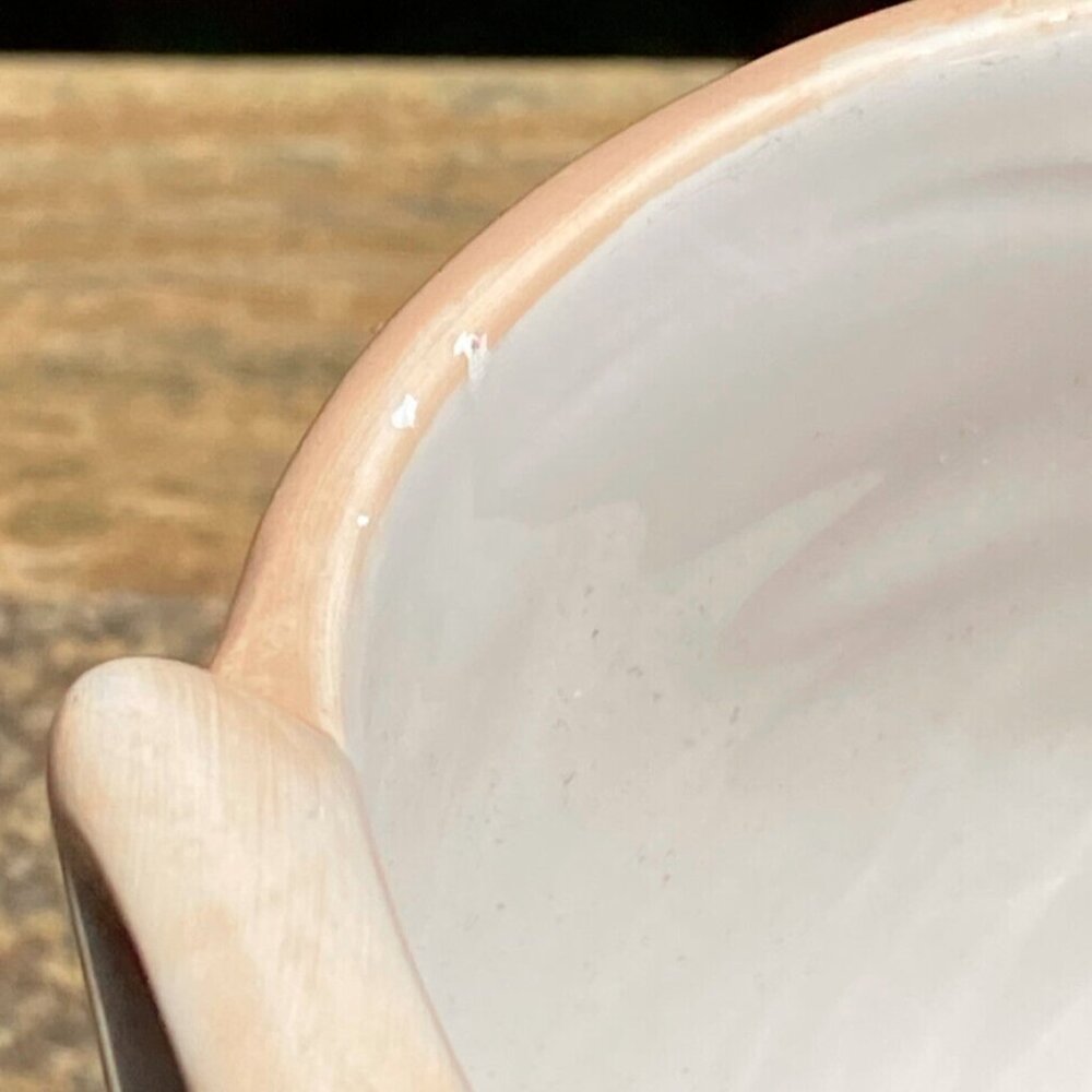 Pier One Imports Olli the Owl Bright Coffee Mug Hand Painted Dolomite Oversized - Picture 12 of 12